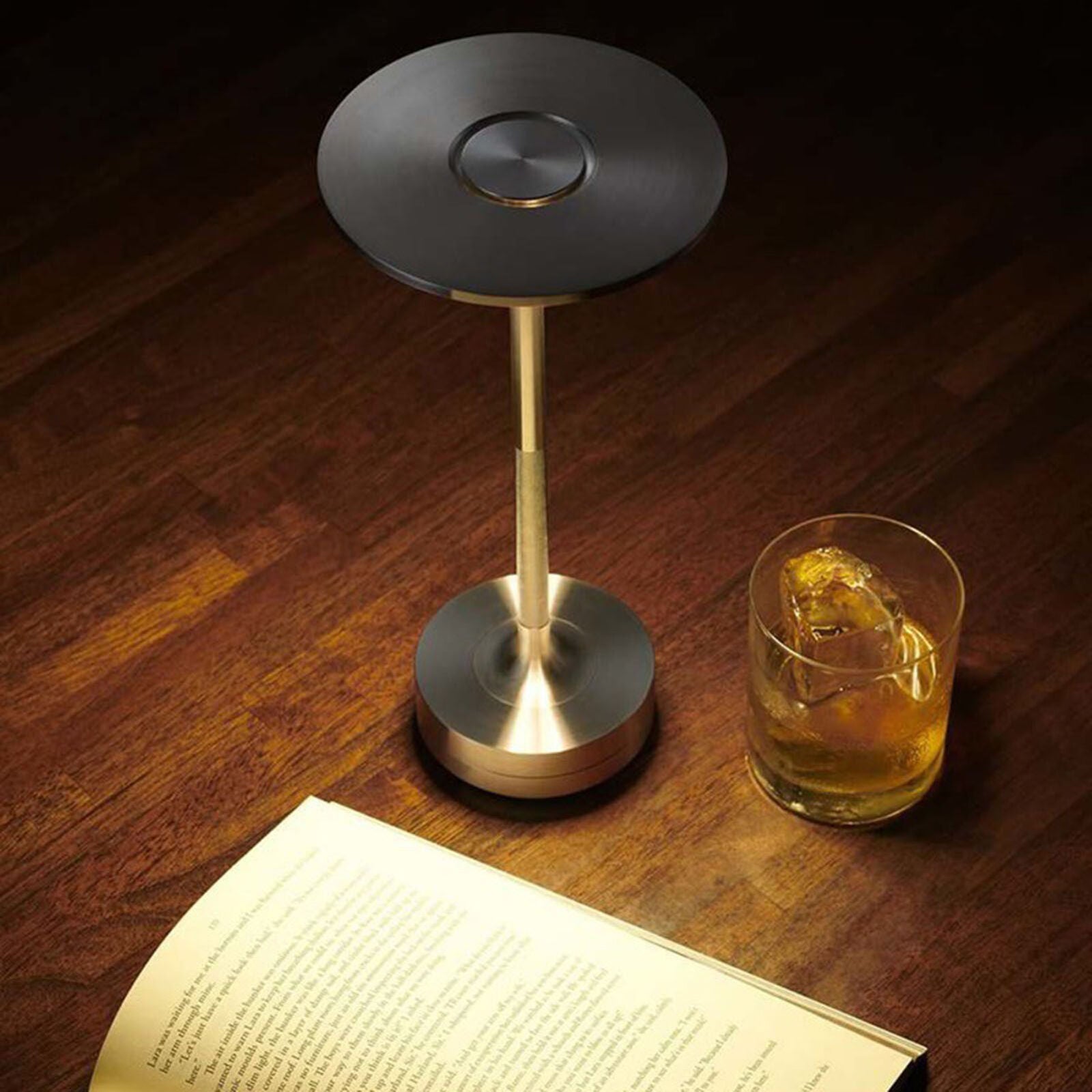 Modern LED Table Lamp USB Rechargeable Lamp Dimmable Bar Night Light ​Cordless